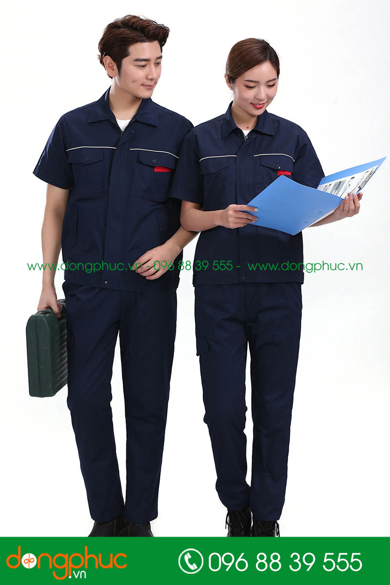 Mẫu bảo hộ cộc tay màu tím than